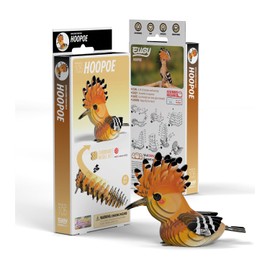 Eugy Hoopoe 3D Puzzle - 30 Piece Eco-Friendly Educational Toy Puzzle for Boys, Girls & Kids Ages 6+