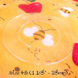 Cover Button Template - Size 45 (1 1/8")