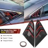 For 2016-2021 Honda Civic Side Air Vent Carbon fiber Red