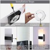 Lightess Modern Wall Sconce 12W Indoor Acrylic Modern Wall Light