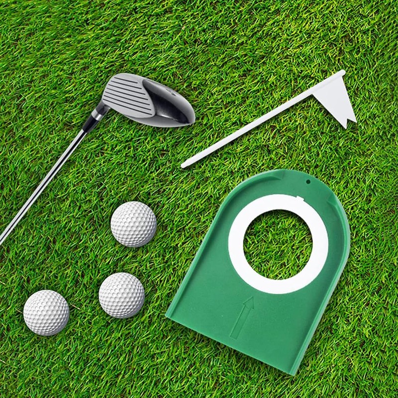4 Pack Golf Putting Cup Set with Flags – Indoor