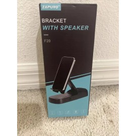 zapuvo Cell phone stand with wireless Speaker zapuvo