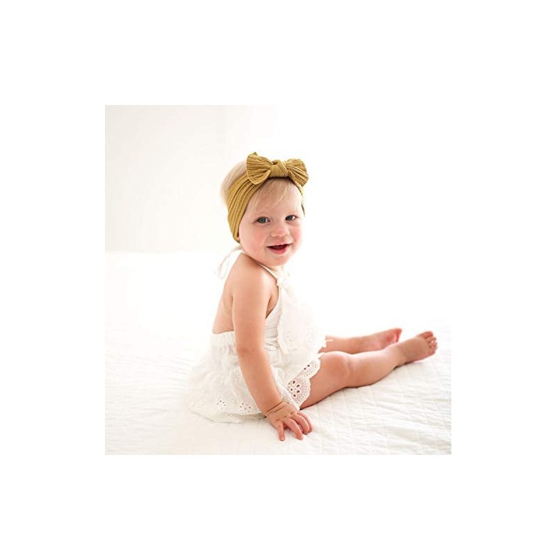DRESHOW 10 Pack Baby Headbands for Girls Newborn Baby Nylon
