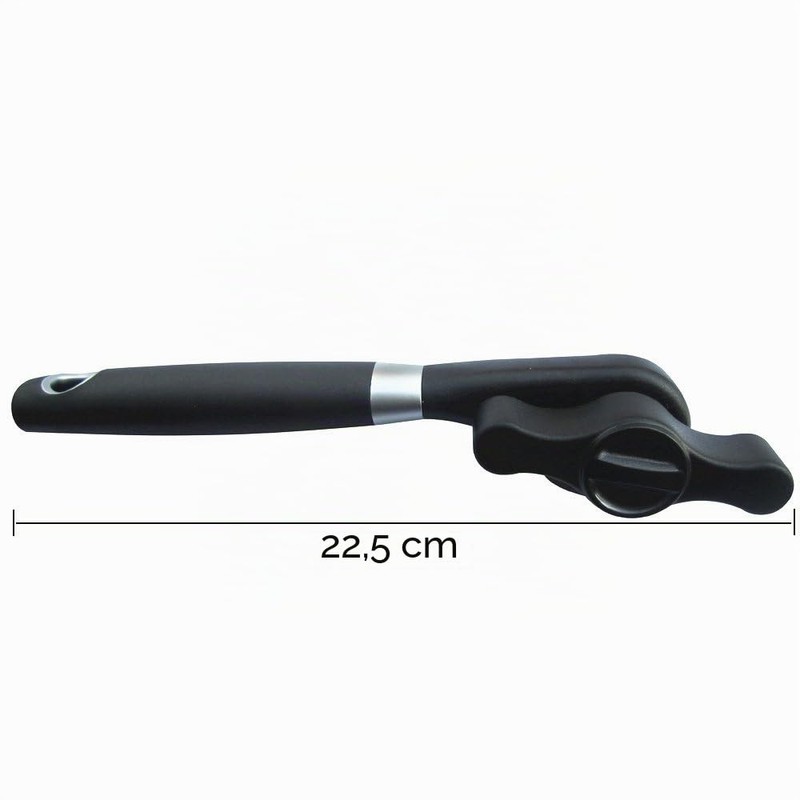 iheyfill safety can opener, stainless steel, ergonomic non-slip design with