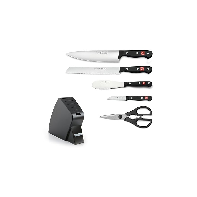 WÜSTHOF Gourmet 6-Piece Studio Knife Block Set
