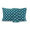 Elegant Comfort Pattern Printed Pillowcases 2-Piece Set Egyptian Quality 1500