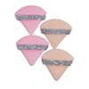 4 Pcs Rhinestone Powder Puffs, ButiFlora Triangle Super Soft Velvet