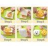 YOFAN 7pcs Bear Shape Sandwich Mold Cutters Set,Bread Sandwich Shapers