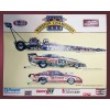 VRHTF 1990 NHRA WINSTON CHAMPIONS POSTER DRAWINGS BY HECTOR CADMARTORI-NO