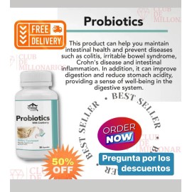 ETERNAL SPIRIT BEAUTY Advanced Probiotics Supplement with Cranberry 30 Capsules Eternal Spirit Beauty