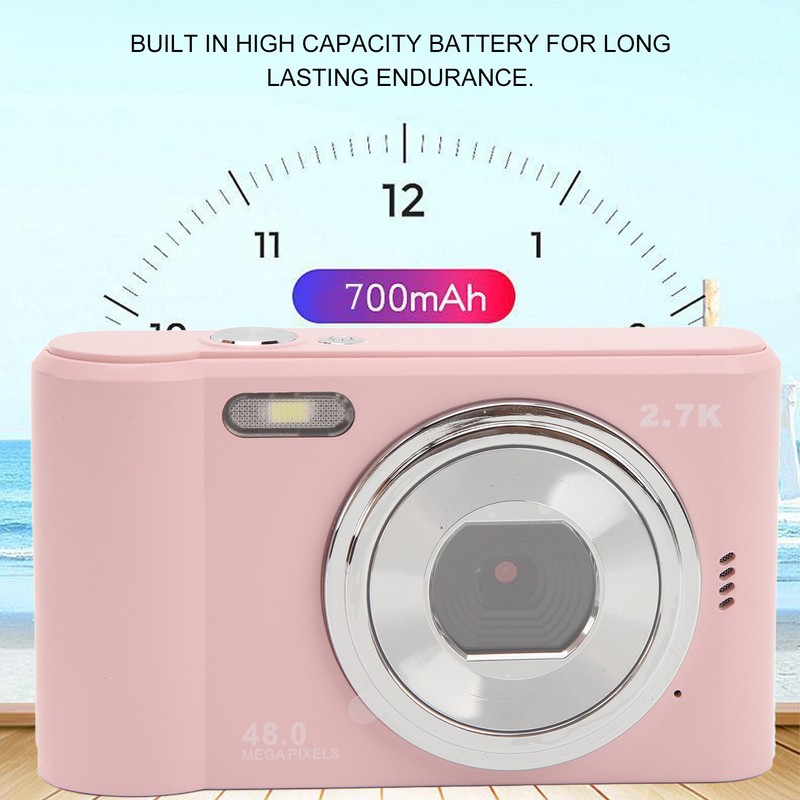 Digital Camera 44MP 2.7K Smart 8x Digital Zoom Household Compact