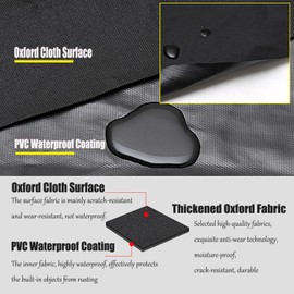 Tool Zipper Pouches, Akozon Waterproof Electrician Tool bag Protable Small Hand-held Tool Holder Pocket Storage Bag (Black)