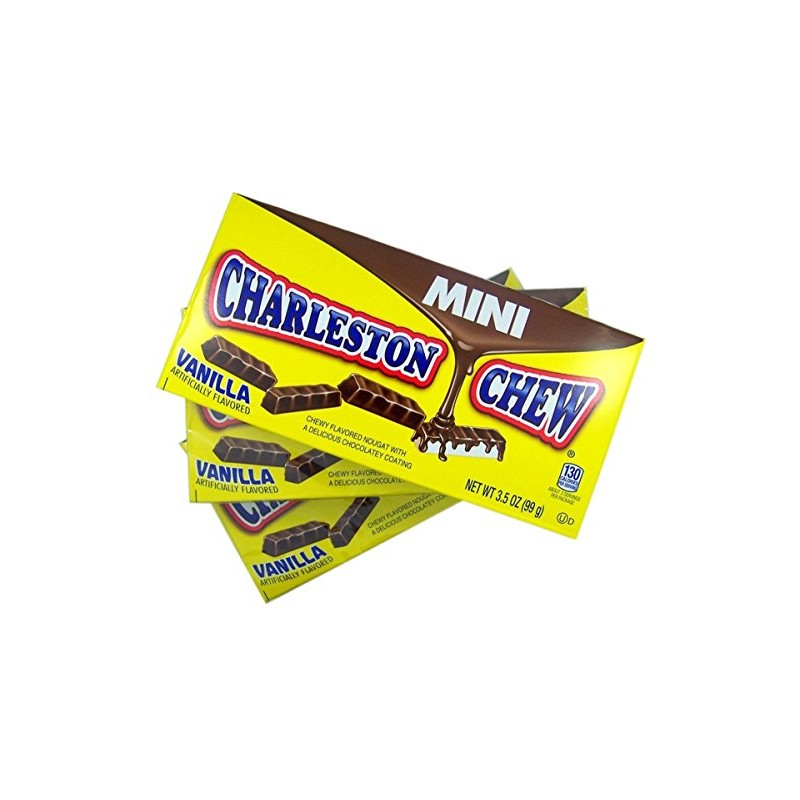 Mini Charleston Chew Vanilla Flavored Theater Box, 3.5 oz, Pack