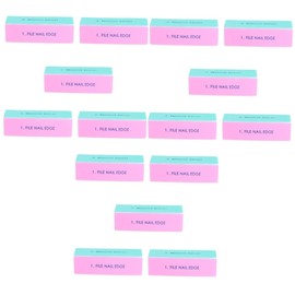 Healvian 15pcs Sponge Nail Files for Women Four Sided Nail Practical Manicure Tools for Home Use Professional Salons Easy to Operate Safe to Use