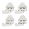 4 Set Pontoon Boat Gate Latch Kit ABS Square Frame