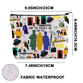 G2TUP OMITB Makeup Bag Only Murders Inspired Gifts Mabel Oliver Charles Gifts The Arconia Zipper Bag (END THE POCAST)