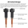 Upgraded High Flow 0.6mm Trimetal Nozzles Hardened Steel/Copper/Titanium Compatible with