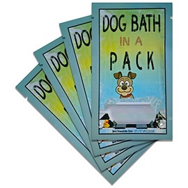 DOG BATH IN A PACK - Largest Bath and Grooming Moist Wipes for Pets in Indevidual Packs18ct.