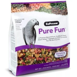 ZuPreem Pure Fun Enriching Variety Mix Bird Food for Parrot & Conure 2 lb(907 g)