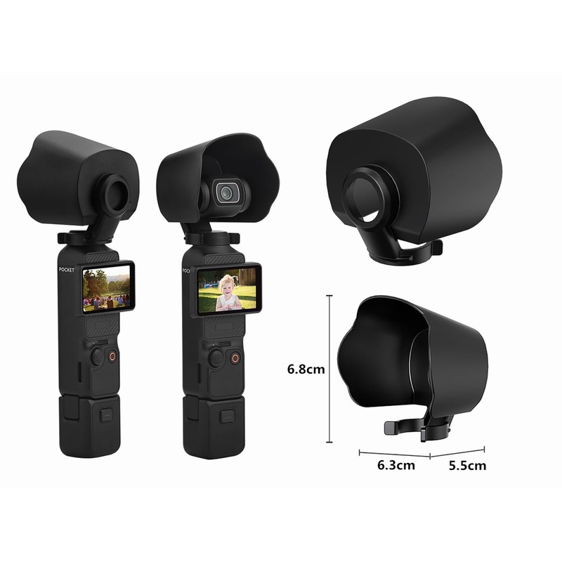SHEAWA Lens Hood for DJI Osmo Pocket 3 Sun Hood