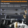 2PCS Suspension Elbow Air Strut Repair Kits with Hoses Compatible