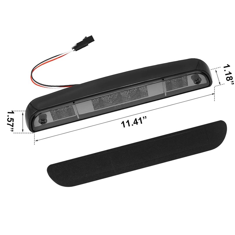 Xinctai 1PC High Mount LED Rear 3rd Third Brake Light