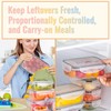 FILTA 18 Pack Food Storage Containers with Airtight Lids: Leak-Proof