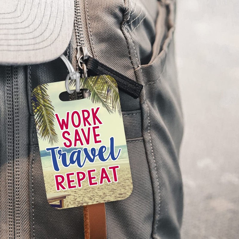 LT206 Work Save Travel Repeat Novelty Funny Unique Designer Gift