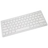Wireless Keyboard Mini 78 Keys Ultra Thin Portable White Computer