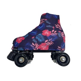 Ice Skates Boot Covers for Size Free Figure Skates (Leaf)