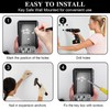 Wall Mounted Key Safe with Combination Code, Weatherproof Key Safe