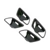 Riloer Car Accessories Carbon Fibre Chrome Interior Door Handle Shell