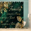 Artmyharbor Emerald Green and Gold Bathroom Decor Set Family Shower