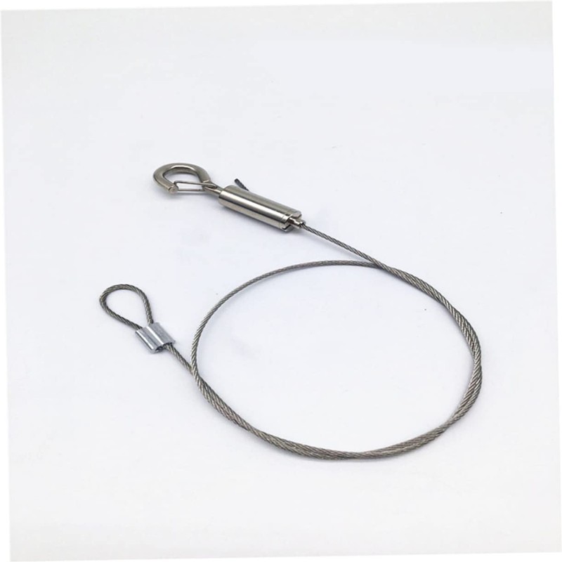 Operitacx 2pcs Wire Rope Hook Grow Light Chain Hanging Cable