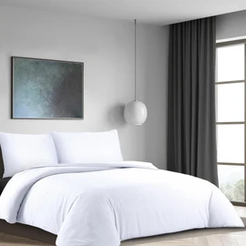 LYMA Bedding Bed Linen Set, Oeko-Tex-Certified, Premium Soft Double Brushed Nanoplush Fabric Duvet Cover, Wrinkle-Free, Non-Iron Duvet Cover with Pillowcase (White, 135 x 200 + 80 x 80 cm)