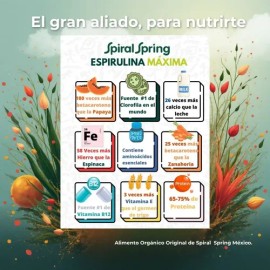 Espirulina + Lecitina De Soya 2 Bolsas De 200grs C/u