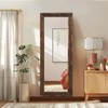 ABSWHLM Full Length Mirror 58"x22" Solid Wood Frame Floor Large