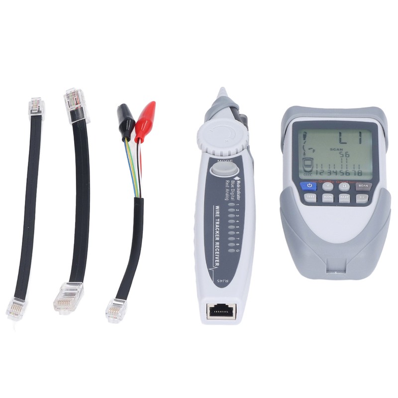Network Cable Tester LCD Digital Analog Multifunction POE Wire Tracker