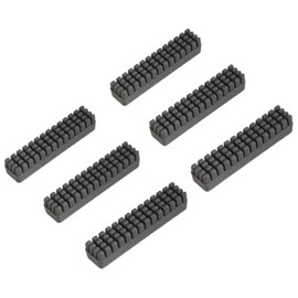 Imdinnogo BambuLab A1 Mini 3D Printer Accessories Nozzle Brush Replacement Kit(6Pcs): Filament Buildup Removal - Hotbed Mounted Silicone Wiper Cleaning-Tool, Not Compatible with A1