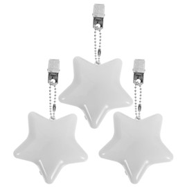 Uonlytech 3pcs Handbag Lights Star Shape Touch Sensor Handbag Night Light Keychain Light, Best for Women Shape Purse Light