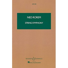 String Symphony: HPS 989. string orchestra. Partition d'étude.