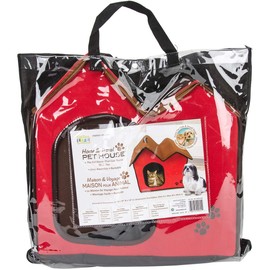 Penn-Plax ZH3 Dog Zipper House with Curved Roof, Blue