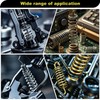 200PCS Compression Springs Assorted – 20 Sizes Spring Steel Set
