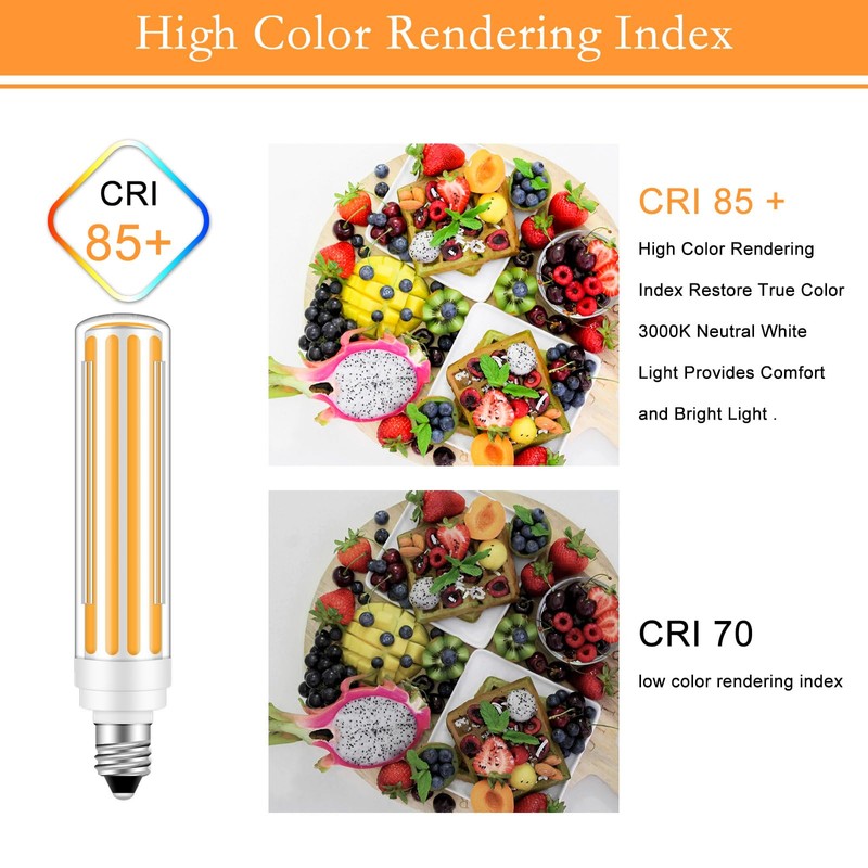 BROLSKUN E11 LED Dimmable 15W Bright Light Equivalent E11 Halogen