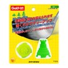 Light T-318 (640) Three Tier Tee, Green x Yellow