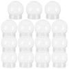 BESTOYARD 15pcs DIY Snow Globe Water Globe Clear Plastic Empty