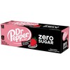 Dr Pepper Zero Strawberries and Cream Soda, 12 fl oz