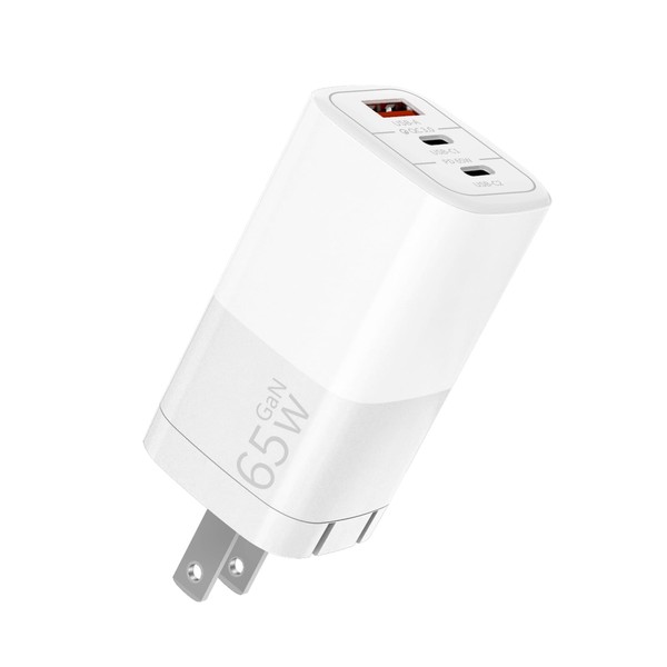 Okjew Okjew 65W GaN Fast Charger, 3-Port USB C PD