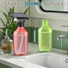 Bynccea Plastic Spray Bottles 2 Packs - 10 oz/300 ml