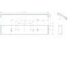 Rust-Free Mailbox Mounting Bracket, Aluminum, Extra Large (T3) (Fits 23.5”